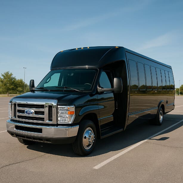 Mesquite Shuttle Bus Rentals 18 Passenger Shuttle Bus