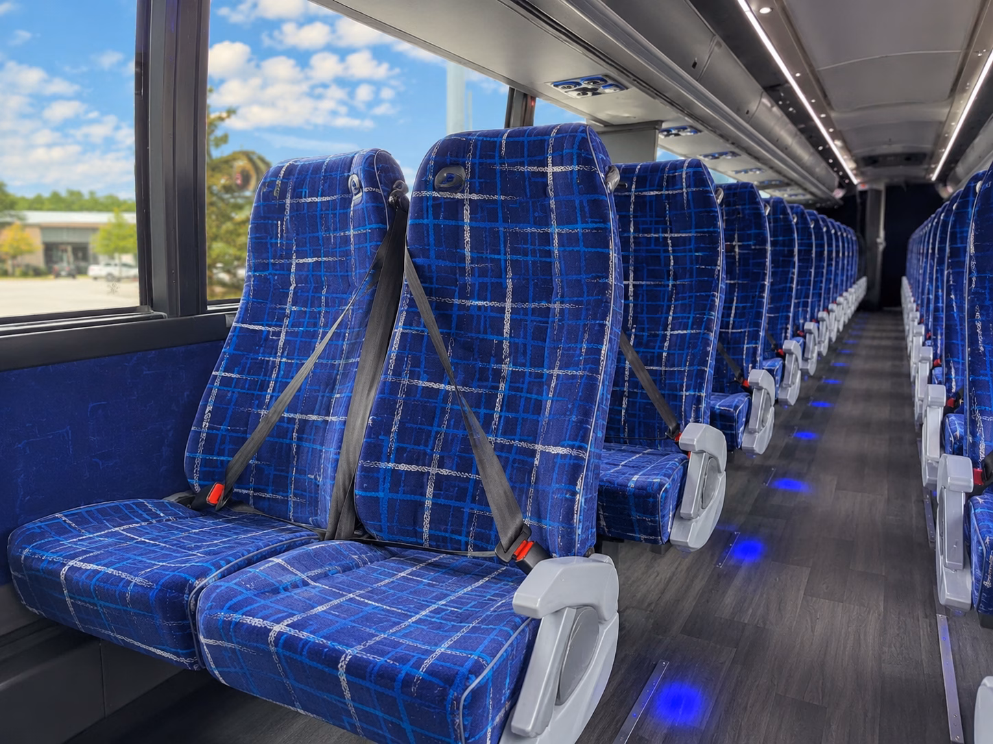 mesquite charter bus services interior