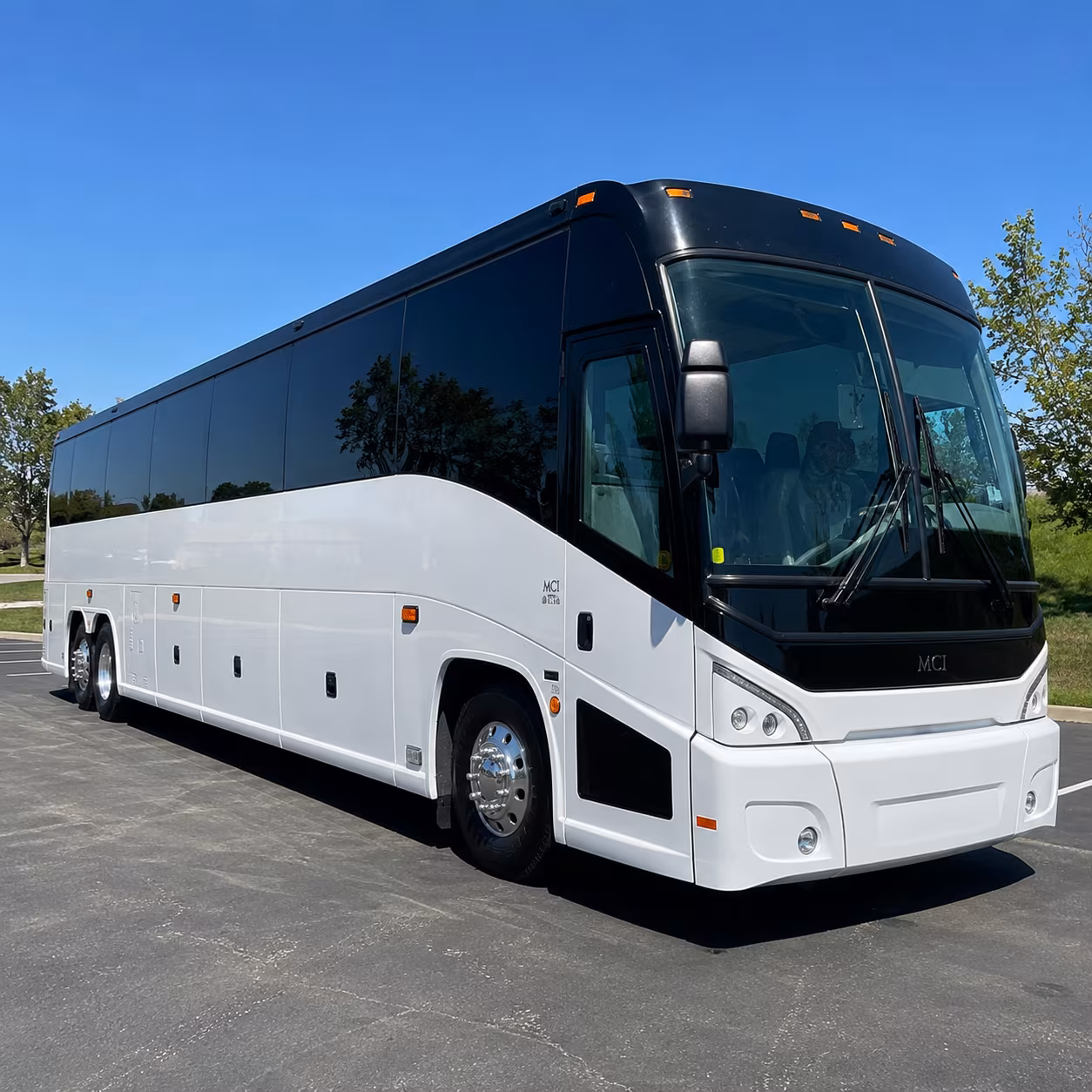 mesquite construction and film crew shuttle buses