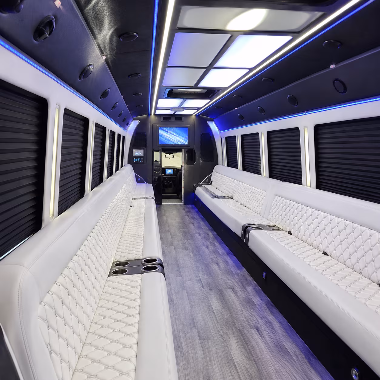 mesquite corporate retreat shuttle bus rentals